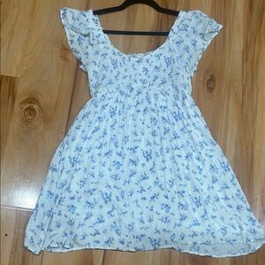 Pink Republic Blue Floral Mini Dress